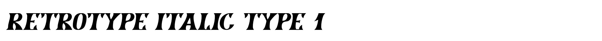 Retrotype Italic Type 1 image